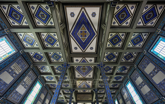 interior shot of Church of the Holy Spirit in Javorca
