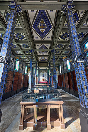 interior shot of Church of the Holy Spirit in Javorca