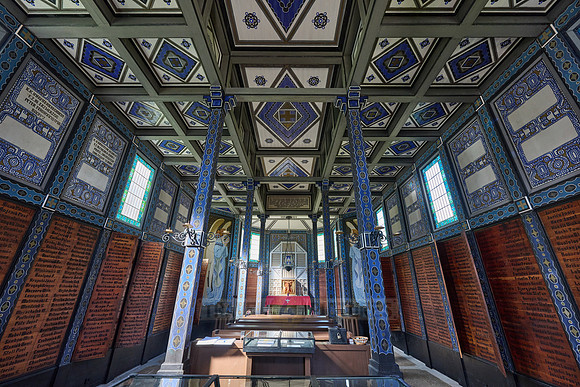 interior shot of Church of the Holy Spirit in Javorca