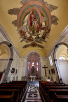 interior shot of Holy Assumption of the Blessed Virgin Mary, Cerkev , Kanal ob Soci
