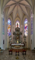 interior shot of Holy Assumption of the Blessed Virgin Mary, Cerkev , Kanal ob Soci