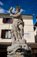 Neptune's Fountain in Kanal ob Soci