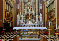 interior shot of church Chiesa di Sant'Ignazio, St Ignatius of Loyola