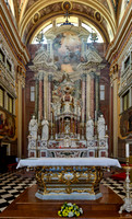 interior shot of church Chiesa di Sant'Ignazio, St Ignatius of Loyola