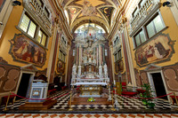 interior shot of church Chiesa di Sant'Ignazio, St Ignatius of Loyola