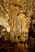 Dripstone column in Postojna Caves