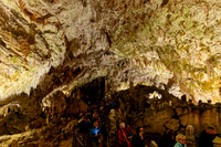 Dripstone column in Postojna Caves