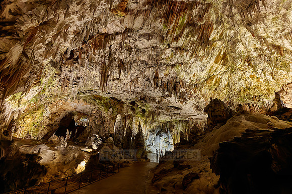 Dripstone column in Postojna Caves