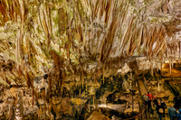 Dripstone column in Postojna Caves