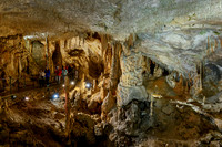 Dripstone column in Postojna Caves