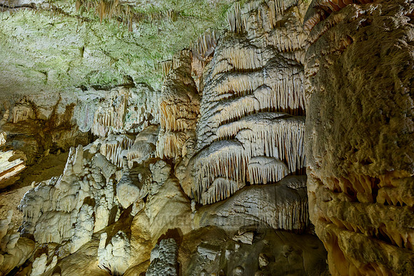 Dripstone column in Postojna Caves