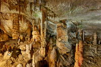 Dripstone column in Postojna Caves