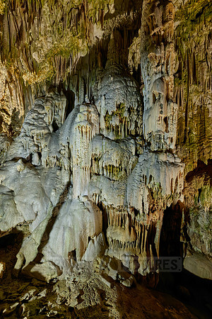 Dripstone column in Postojna Caves