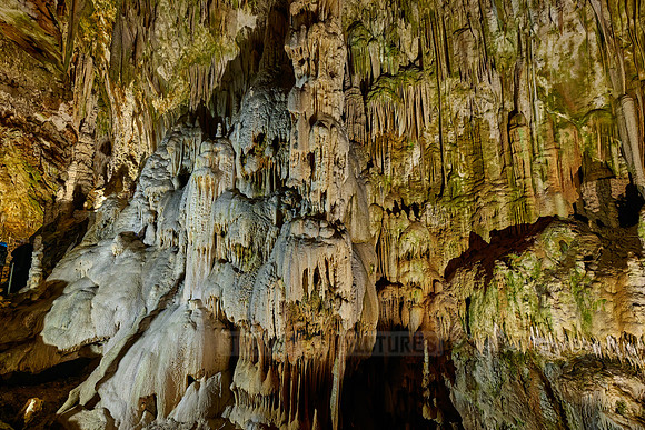 Dripstone column in Postojna Caves