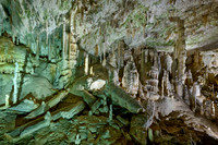Dripstone column in Postojna Caves