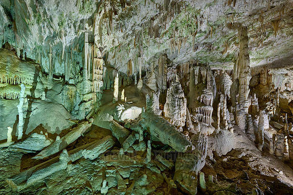 Dripstone column in Postojna Caves