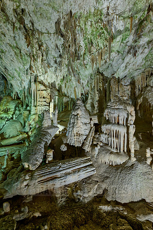 Dripstone column in Postojna Caves