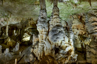 Dripstone column in Postojna Caves