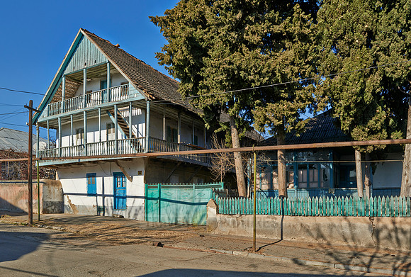 typical historical german building in Bolnisi