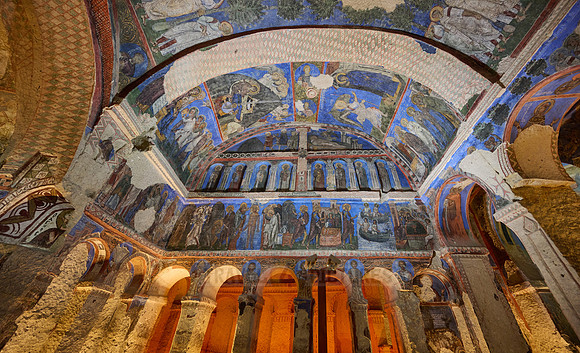 Tokali Church or Church of the Buckle in goreme open air museum