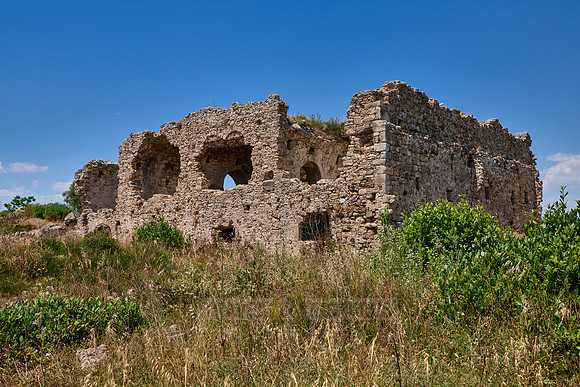 Hospital  in ruins of the Roman city of Side