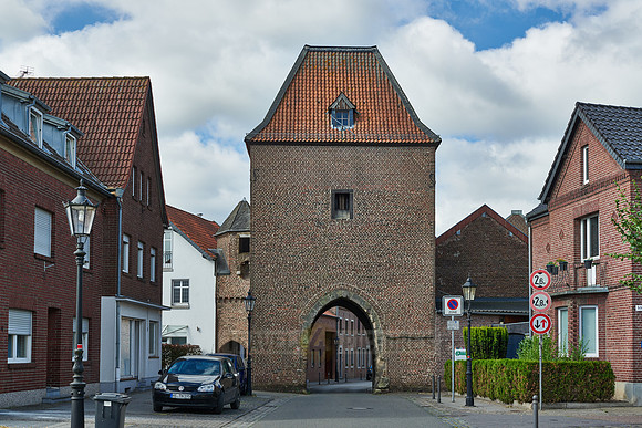 City gate in the old city wall of Gangelt
