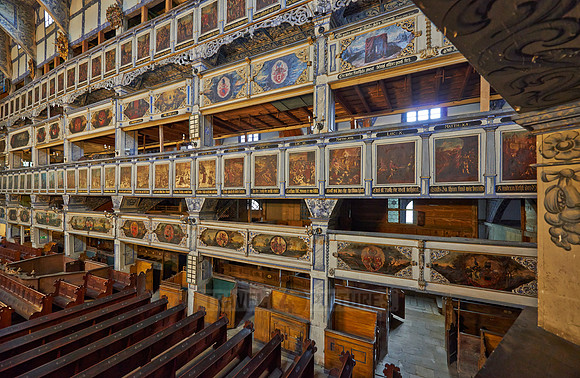 Interior shot of Protestant Church of Peace, Jawor
