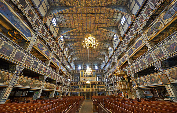 Interior shot of Protestant Church of Peace, Jawor