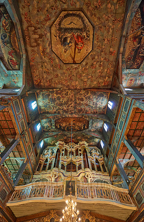 Interior shot of Protestant Church of Peace, Swidnica