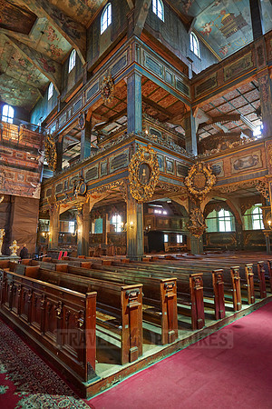 Interior shot of Protestant Church of Peace, Swidnica
