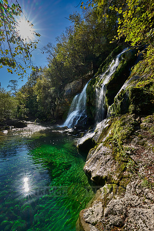 Virje waterfall, Slap Virje