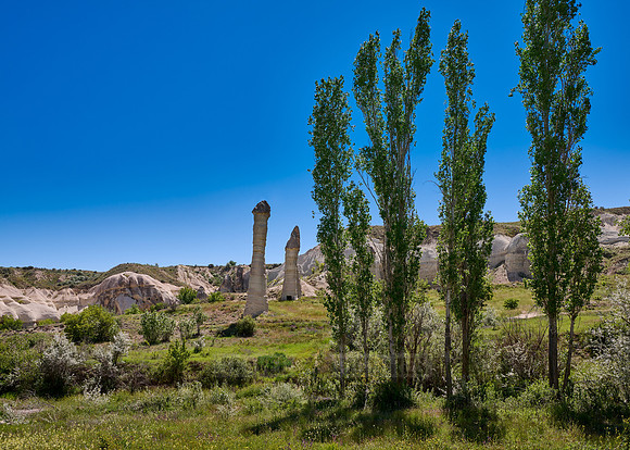 landscape of love valley near Göreme