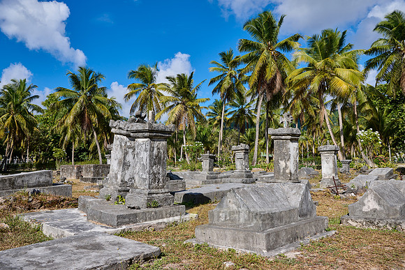 old cemetery on , L'Union Estate, La Digue