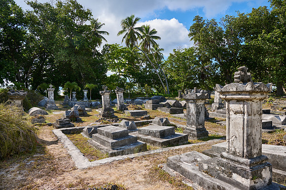 old cemetery on , L'Union Estate, La Digue