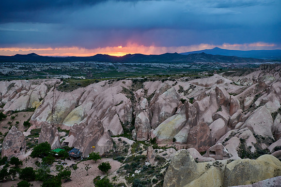 sunset over Red Valley, Goreme