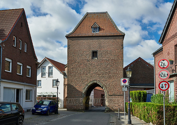 City gate in the old city wall of Gangelt