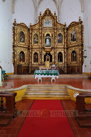 interior shot of Monastery San Antonio of Izamal