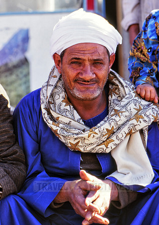 local Egyptian man with typical clothes