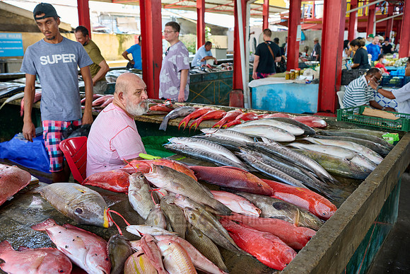 fish market on Sir Selwyn Clarke Market