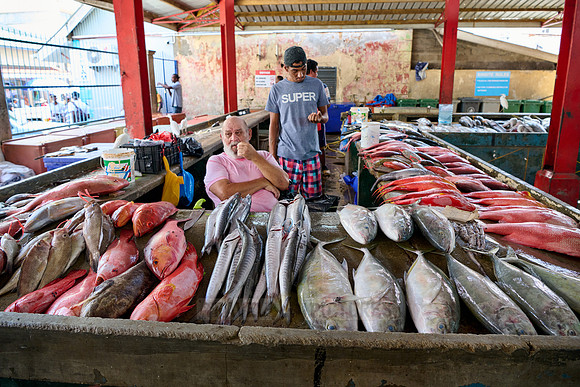 fish market on Sir Selwyn Clarke Market