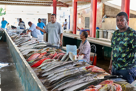 fish market on Sir Selwyn Clarke Market