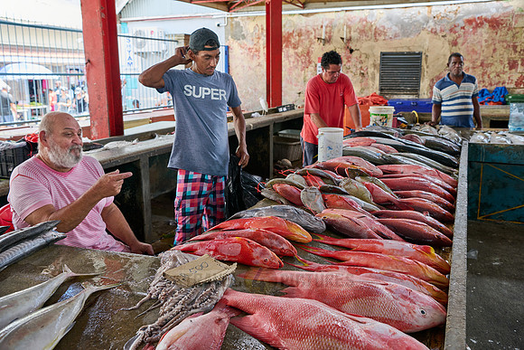 fish market on Sir Selwyn Clarke Market