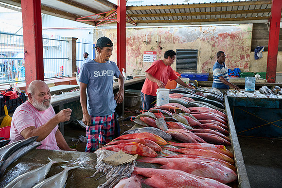fish market on Sir Selwyn Clarke Market