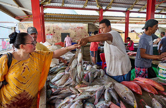 fish market on Sir Selwyn Clarke Market