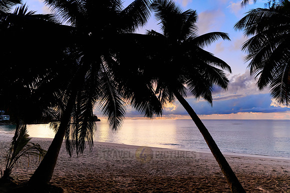 sunset at Anse Soleil