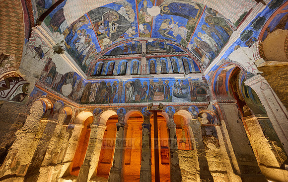 Tokali Church or Church of the Buckle in goreme open air museum