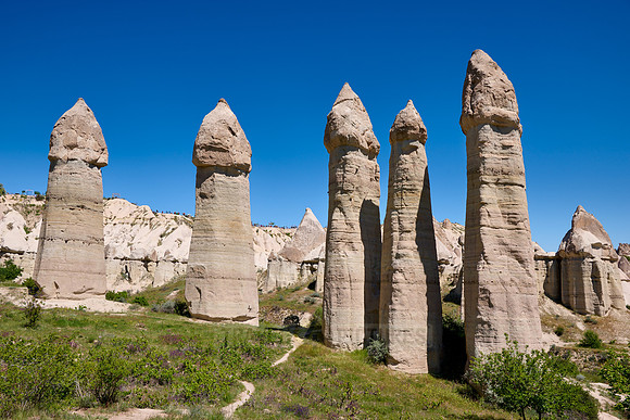 landscape of love valley near Göreme