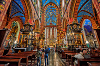 Interior shot of St. Mary's Basilica