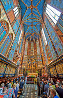 Interior shot of St. Mary's Basilica