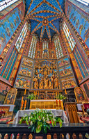 Interior shot of St. Mary's Basilica